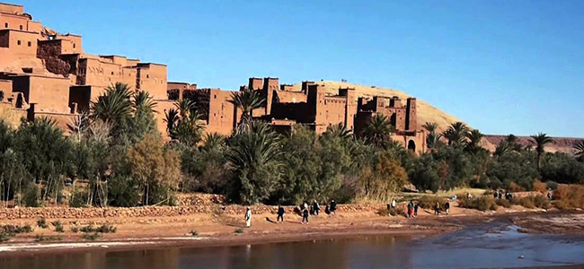 Day one of our 3 days tour to desert from Marrakech visiting Ait ben Haddou