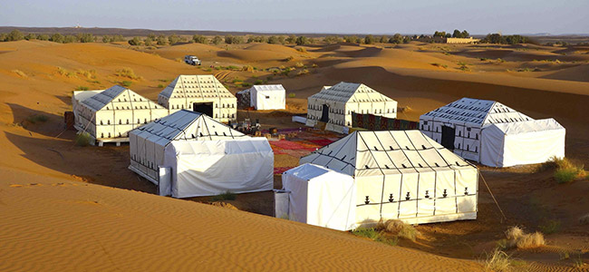 Circuit de trois jours au départ de Fès avec nuitée dans le désert du Maroc