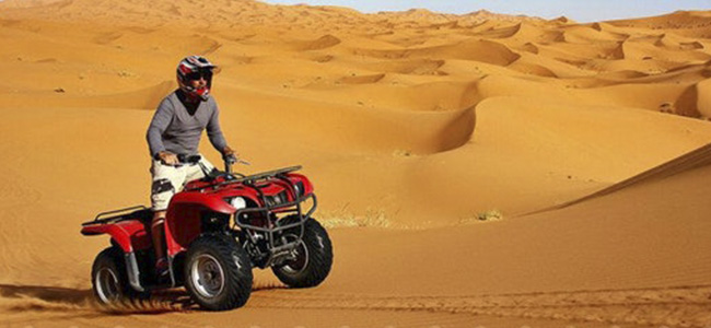 Tour en quad por las dunas de erg Chebbi